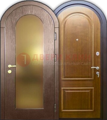 Металлическая арочная дверь ДА-12 в банк в Дзержинском
