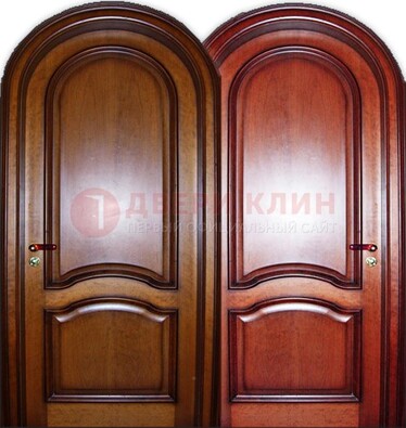 Входная арочная дверь МДФ внутри ДА-5 для сельского дома в Дзержинском