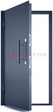 Черная металлическая бронированная дверь ДБ-1 в Дзержинском