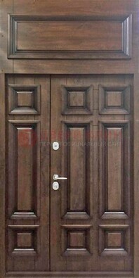 Классическая входная дверь с верхней фрамугой ДФГ-15 в Дзержинском