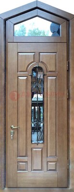 Железная дверь Винорит с фрамугой для частного дома ДФГ-34 в Дзержинском