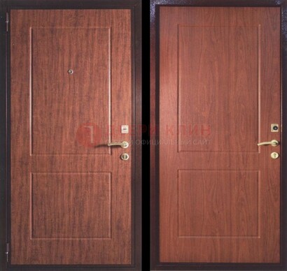 Фрезированная металлическая дверь с МДФ ДМ-182 в Сургуте