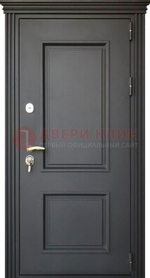 Чёрная дверь с МДФ ДМ-520 в Дзержинском