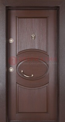 Железная дверь с массивом дуба в стиле классика ДМД-55 в Дзержинском