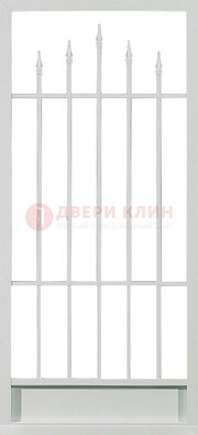 Светлая стальная решетчатая дверь с пиками ДР-21 в Дзержинском