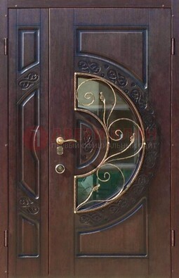 Полуторная железная дверь Винорит в классическом стиле ДСК-272 в Дзержинском