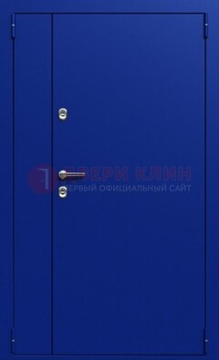Синяя тамбурная дверь ДТМ-23 в Дзержинском
