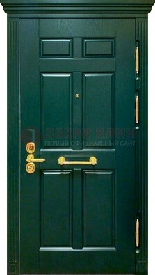 Классическая зеленая дверь с виноритом на улицу ДВТ-248 в Дзержинском