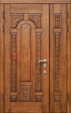 Полуторная железная дверь винорит для дома ДВТ-252 в Дзержинском