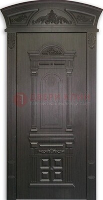 Черная стальная дверь с виноритом ДВТ-31 в Дзержинском