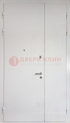 Современная полуторная стальная дверь с МДФ панелью ПЛ-25 в Дзержинском
