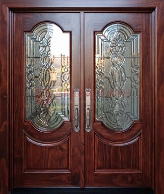 Классическая железная дверь с массивом дуба для входа ВЖ-23 в Дзержинском